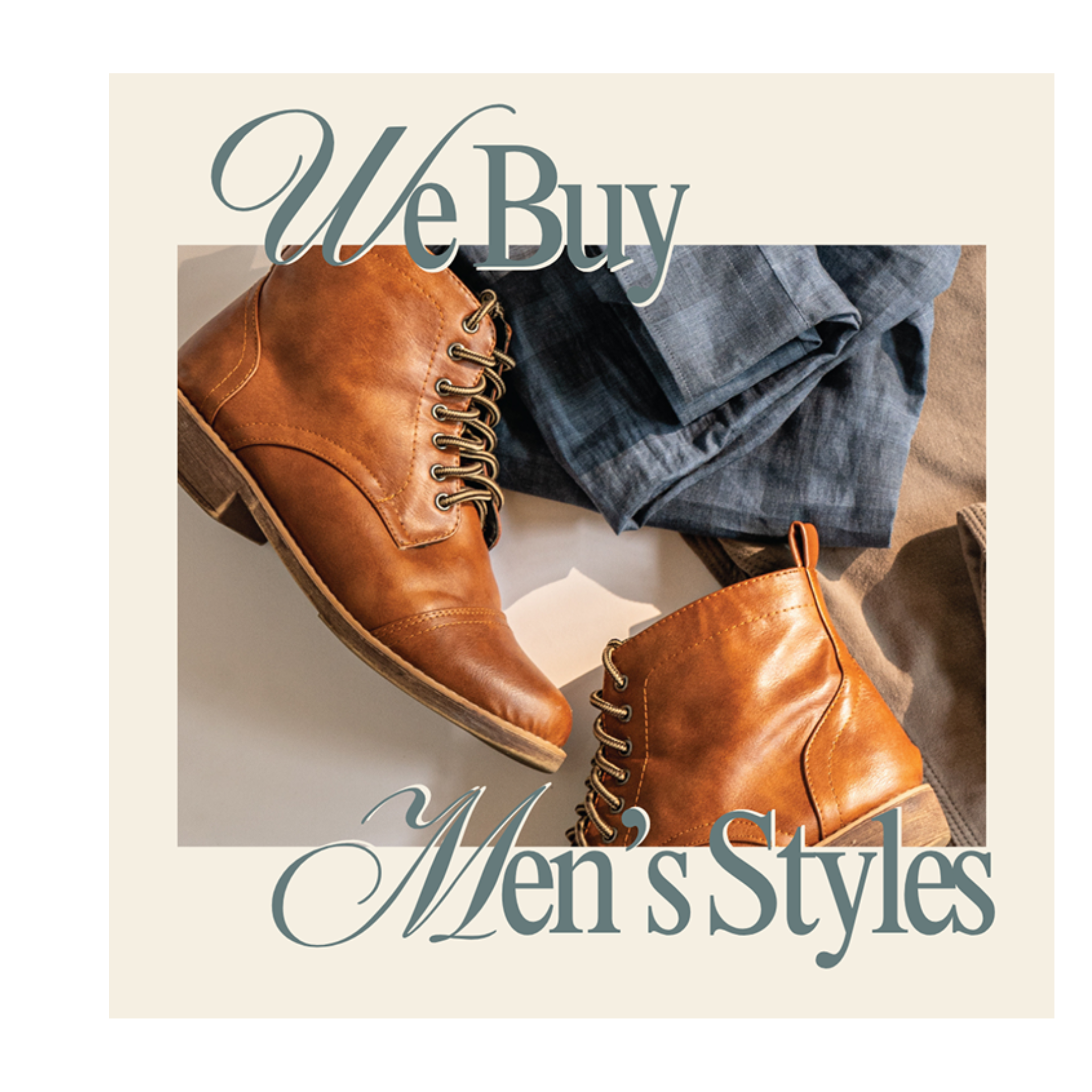 Men's clothes banner